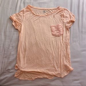 Peach tee